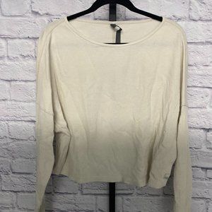 Vuori Slouchy Waffle Crew Neck Top